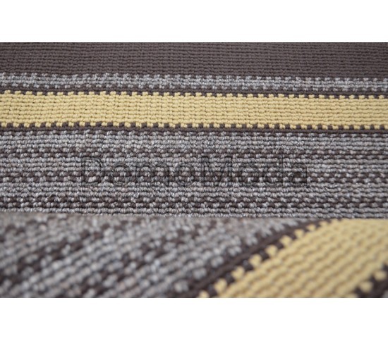 Синтетична килимова доріжка Дарничанка горіх black (Saba 10) - Висока якість за найкращою ціною в Україні зображення 3.